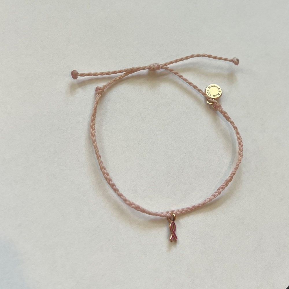 Pink Breast Cancer Pura Vida Bracelet